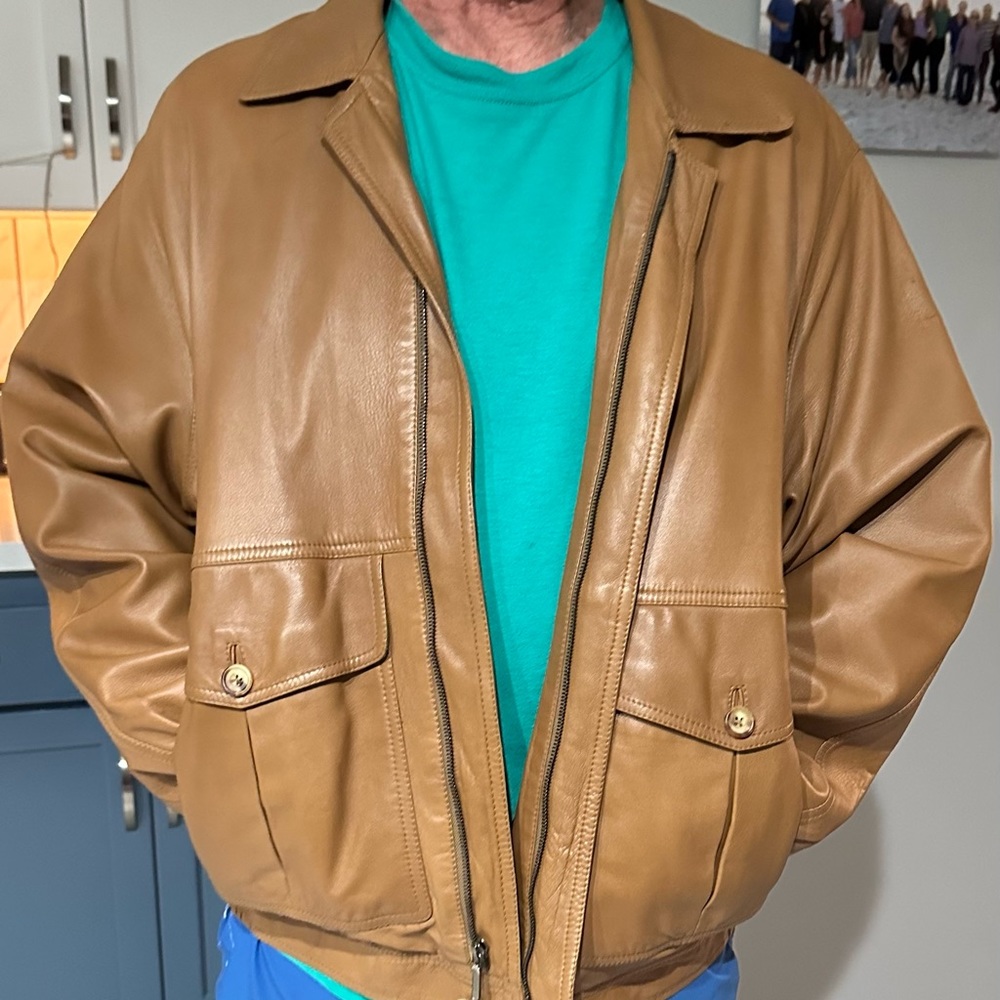 Bullocks and Jones Men’s leather jacket